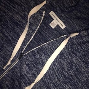 American Eagle cropped zip up jacket